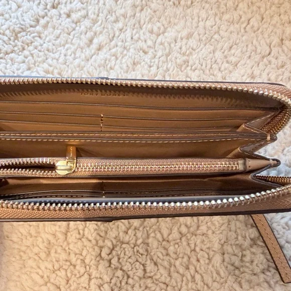 Tory Burch Tan Leather Wallet - Picture 3 of 5